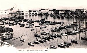 ALGER - LE PORT ET L'AMIRAUTE - 1904